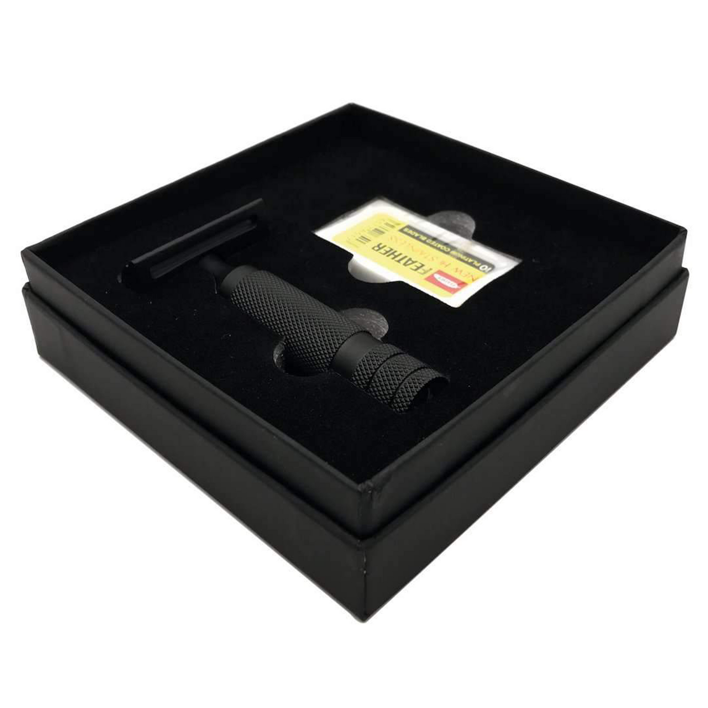 Barbarossa Brothers The Ottoman: 3 Piece Double Edge Razor - Matt Black: The Ottoman Double Edge Razor is one of the world's heaviest safety razors, designed to glide through the thickest of beards. The 3 piece design features a closed comb head and an extra wide knurled handle, providing great control in the slippiest of conditions. The closed comb allows for a super close shave whilst limiting exposure to the blade, allowing for a rewarding but comfortable shave.