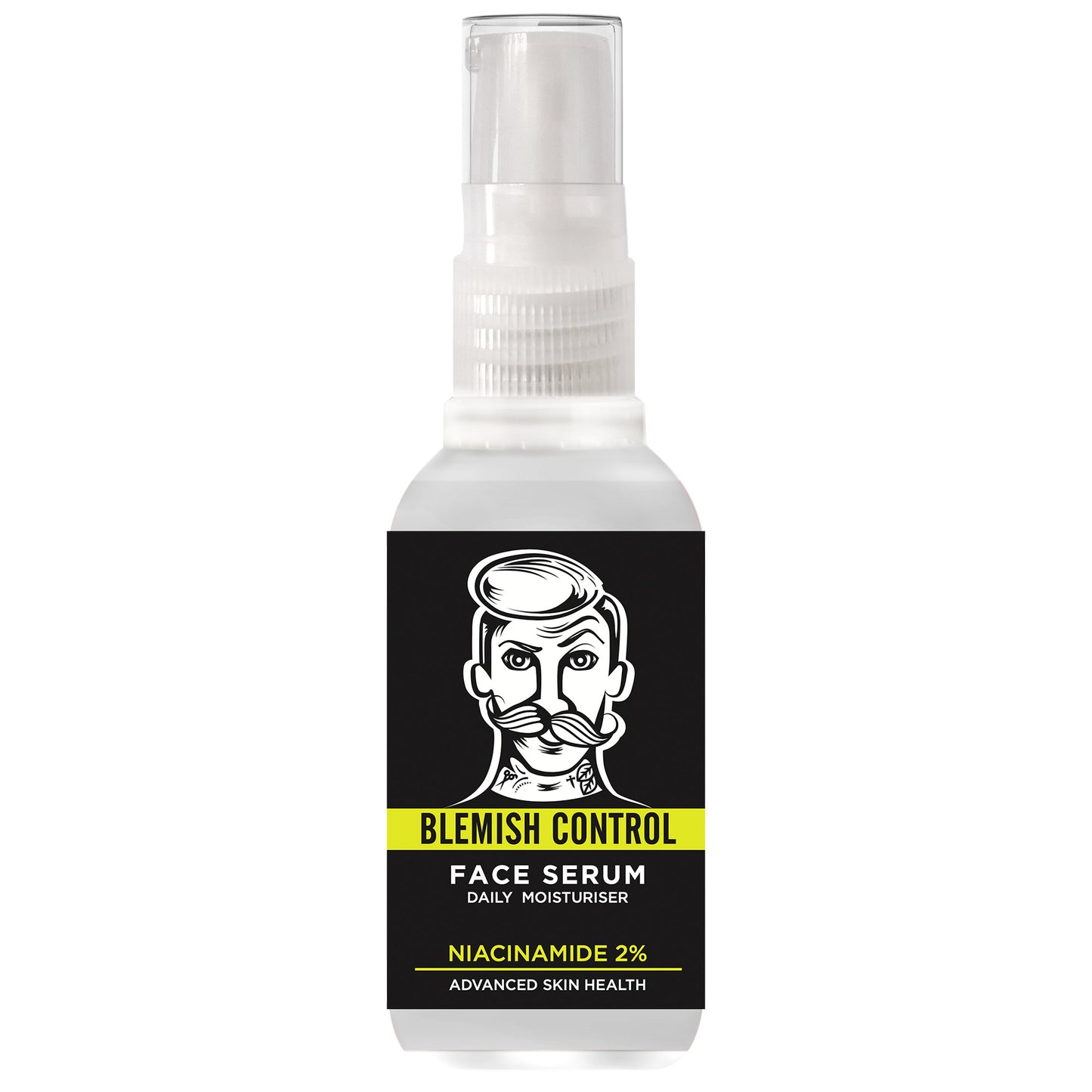 Barber Pro Niacinamide 2% Face Serum: The BARBER PRO Blemish Control Face Serum is a daily moisturizer enriched with Niacinamide which balances the skin, prevents breakouts and improves texture. Utilizing the powerful ingredients, Niacinamide, Cica and Chia Seed, this post shower product will help you to tackle acne and blemishes to achieve smooth, calm skin.
