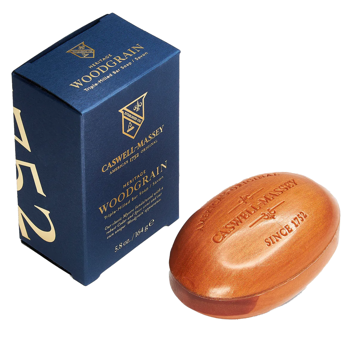 Heritage Woodgrain Sandalwood Bar Soap
