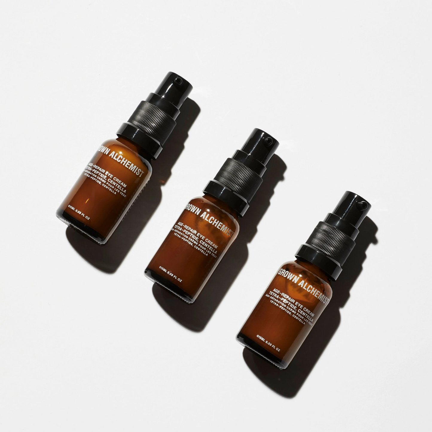 Grown Alchemist Age-Repair Eye Cream: This advanced eye cream formulated to improve the appearance of skin firmness and elasticity around the eye. Noticeably reducing dark circles and puffiness under the eye while reducing the appearance of expression lines and wrinkles around the eyes.