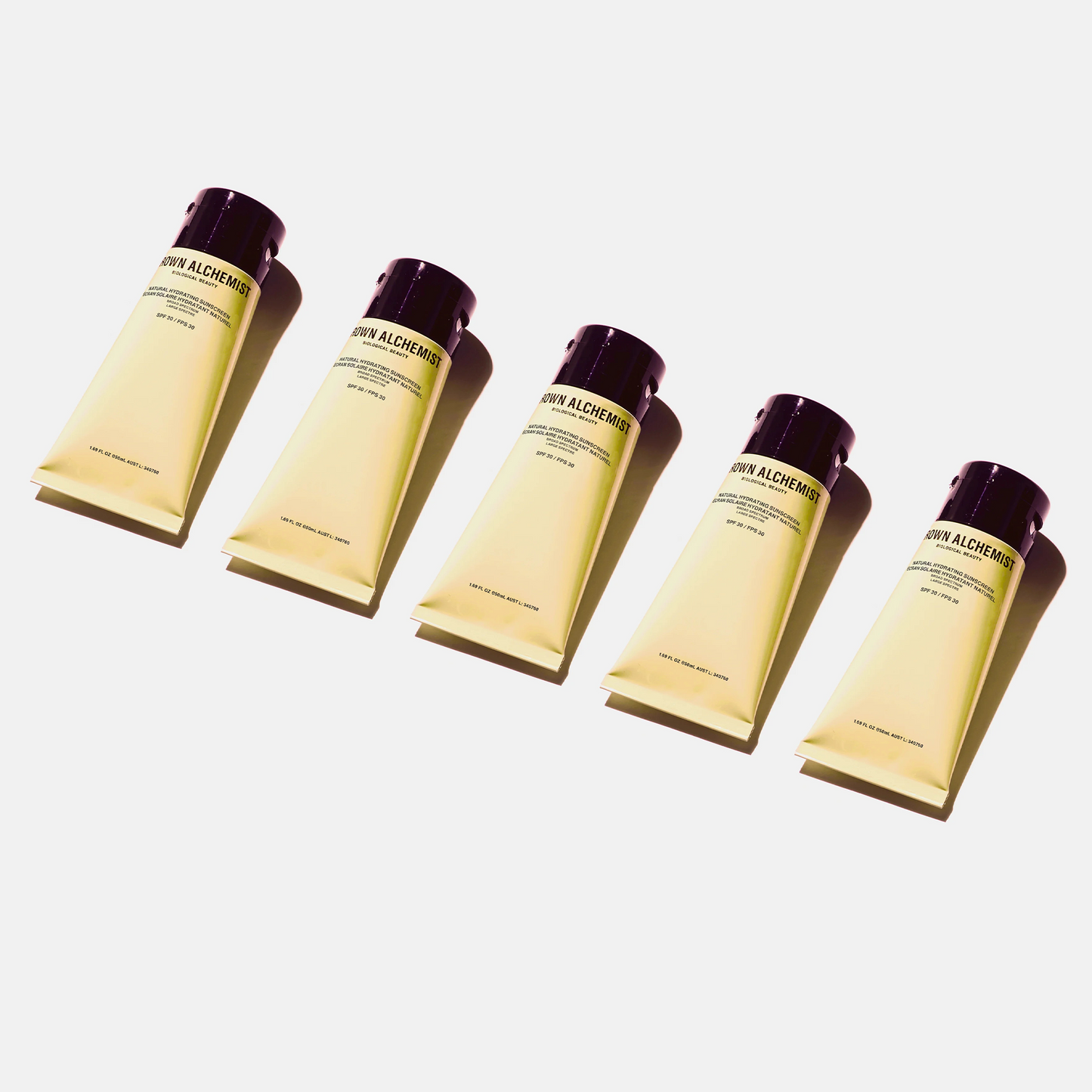 Grown Alchemist Natural Hydrating Sunscreen: An invisible, light weight, vegan formulation that blends effortlessly to the skin, that features innovative ultra-sheer natural Zinc Oxide to provide broad spectrum protection from damaging UVA/B rays and environmental aggressors. 100% Natural. 100% Reef Safe.