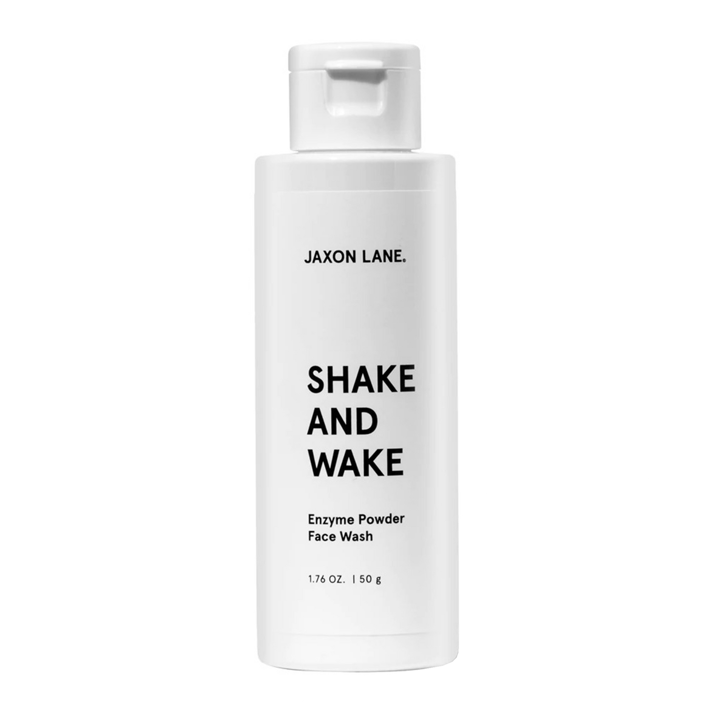 Jaxon Lane Shake And Wake Exfoliating Enzyme Powder Cleanser: Activated with water, our award winning face wash lathers into a silky foam that gently cleans and exfoliates for smooth, soft, healthy skin.