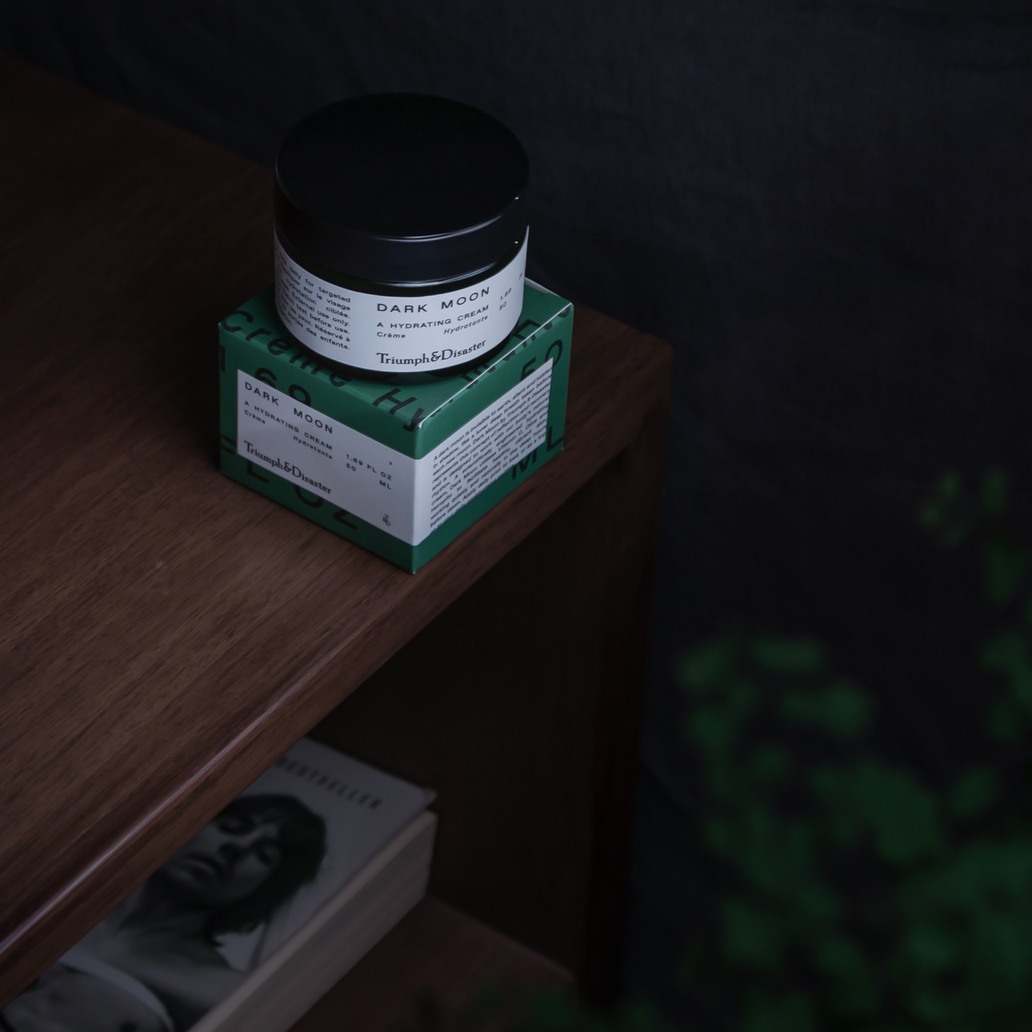 Triumph and Disaster Dark Moon Hydrating Cream: The dark moon is invisible to Earth, silent and hidden in shadow, a deep breath taken before each lunar cycle. ‘Dark Moon’ by Triumph & Disaster represents this concept of reflection and recovery and is designed to work with our body’s natural rhythm. A scientifically engineered hydrating cream, Dark Moon utilizes Vitamin C, Olive and Horopito to facilitate healthy, vibrant skin; working silently and naturally in the deep hours before dawn.