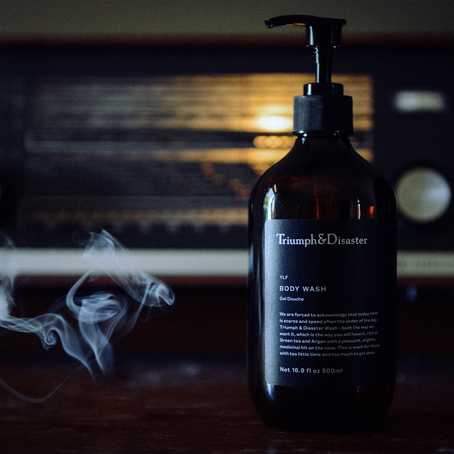 Triumph and Disaster YLF Wash: In today’s world time is scarce and speed often the order of the moment, so we get what we have right here, which is YLF. Built the way we want it, which is the way you will have it - rich in Argan oil, Green tea, Vitamin E and Kawakawa extract. YLF is a genuine ‘head, shoulders, knees and toes', that delivers a pleasant, slightly medicinal, Sandalwood and Neroli infused hit on the nose. It is a wash for those with too little time and too much to get done.