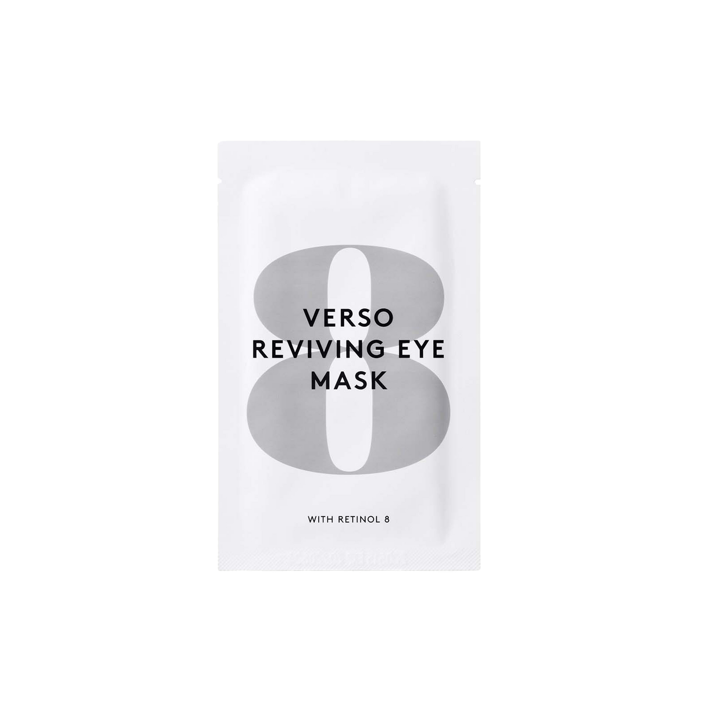 Verso Reviving Eye Mask Single: Verso Reviving Eye Mask is a moisturizing hydrogel mask that provides energy to the delicate skin around the eyes. A hydrating mask to minimize the appearance of fine lines and dehydrated skin. Leaving the delicate area around the eyes looking softer, smoother, and visibly firmer. Verso Reviving Eye Mask is a hydrogel sheet mask.