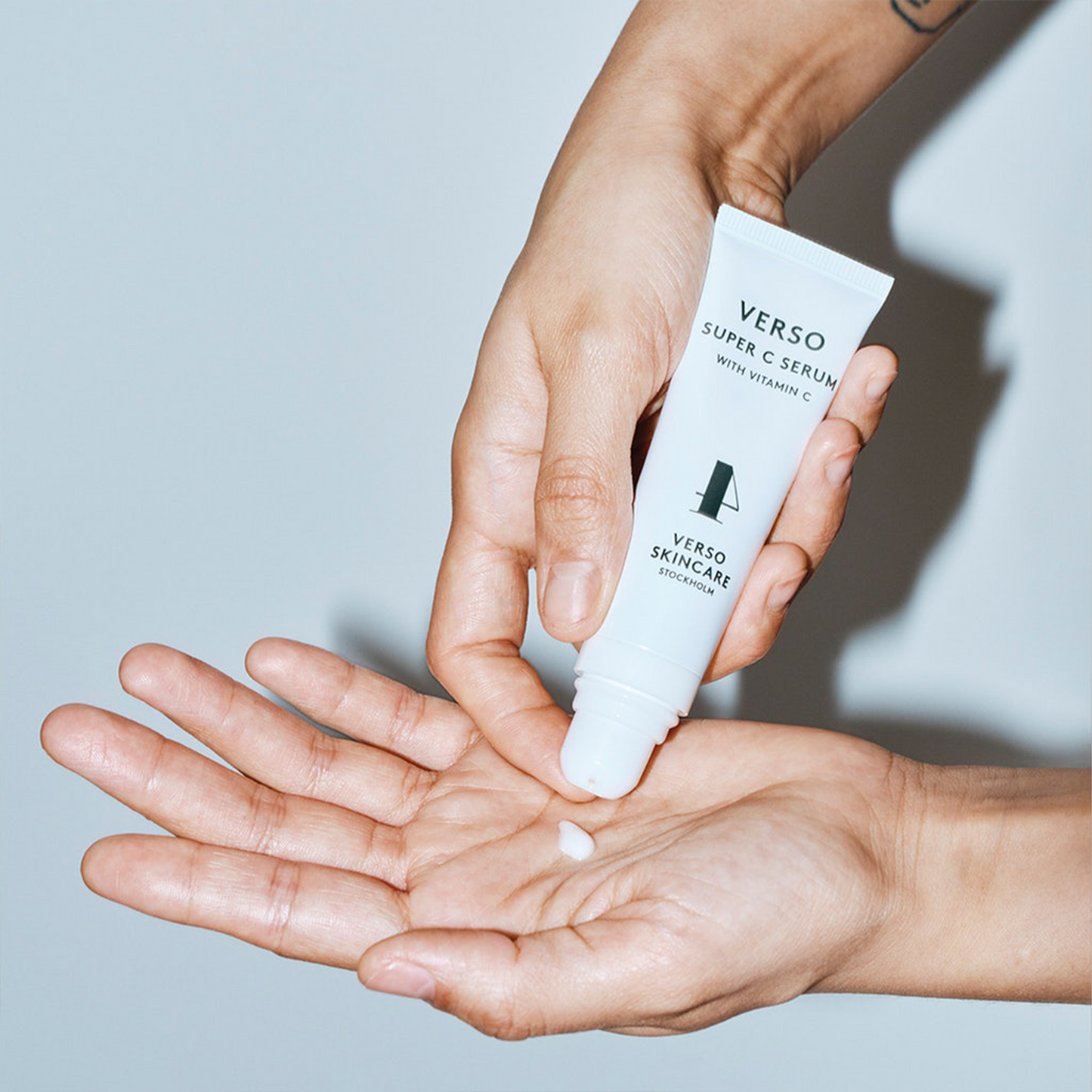 Verso Super C Serum: The adverse effects of environmental stressors can impact the look of a healthy appearance of your skin, develop visibly premature signs of aging, and leave it with a dull look. By adding Verso Super C Serum to your daily skincare routine, you can improve the look of a healthy skin. A potent antioxidant that helps to protect the skin from the visible effects of environmental stressors and inspires rejuvenated skin to tighten your look, improves the appearance of skin tone and radiance.