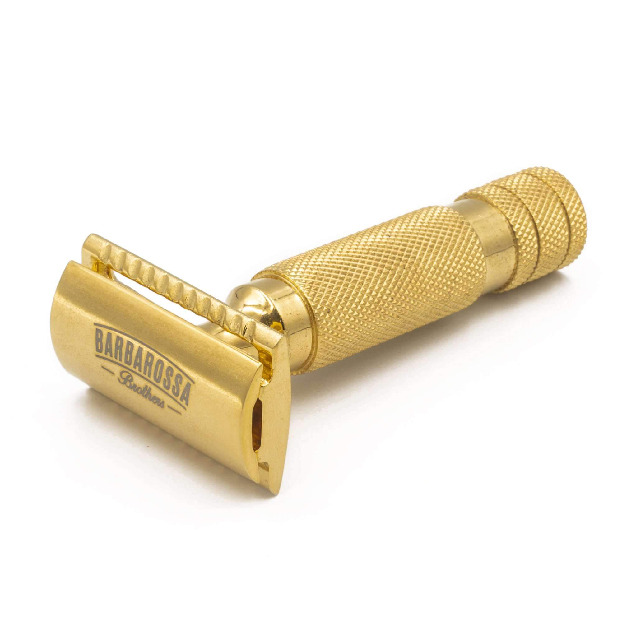 The Ottoman: 3 Piece Double Edge Razor - Gold | Barbarossa Brothers ...