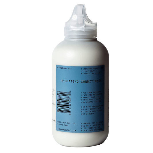 Firsthand Hydrating Conditioner: A blend of nourishing and moisturizing plant & mineral-based ingredients to keep your hair light and smooth throughout the day. Great for daily use to maintain hair health.