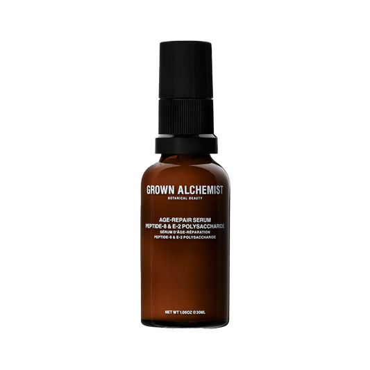 Grown Alchemist Age-Repair Serum: A potent, anti-aging serum that targets deep lines and wrinkles. Ideal for all dynamic expression lines including frown lines, crow's feet, and nasolabial folds.