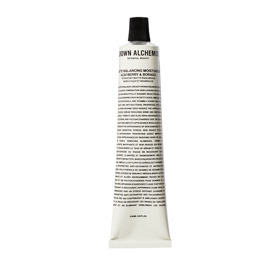 Grown Alchemist Matte Balancing Moisturizer: A lightweight moisturizer that hydrates facial skin while balancing the skin’s oil levels, leaving skin with a matte finish and increased clarity.
