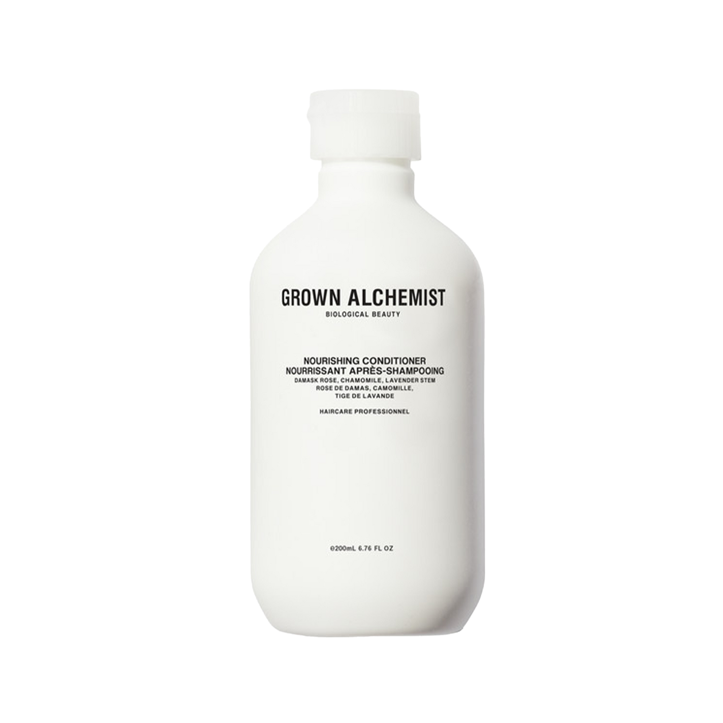 Grown Alchemist Nourishing - Conditioner 0.6: A highly effective conditioner that is perfect for everyday use. It helps maintain and enhance a healthier shine, strengthening, detangling, and softening while protecting the hair shaft.