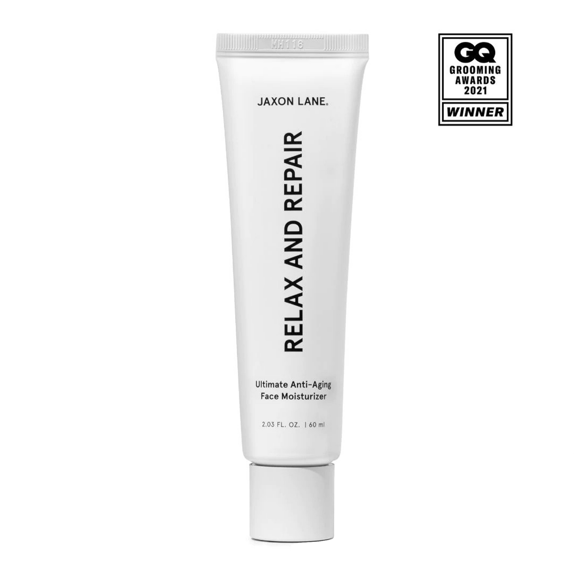 Jaxon Lane Anti-Aging Face Moisturizer: Our powerhouse anti-aging moisturizer hydrates without being oily, and is packed with ingredients proven to prevent and repair the signs of aging. Winner of GQ Award for "Best Moisturizer".