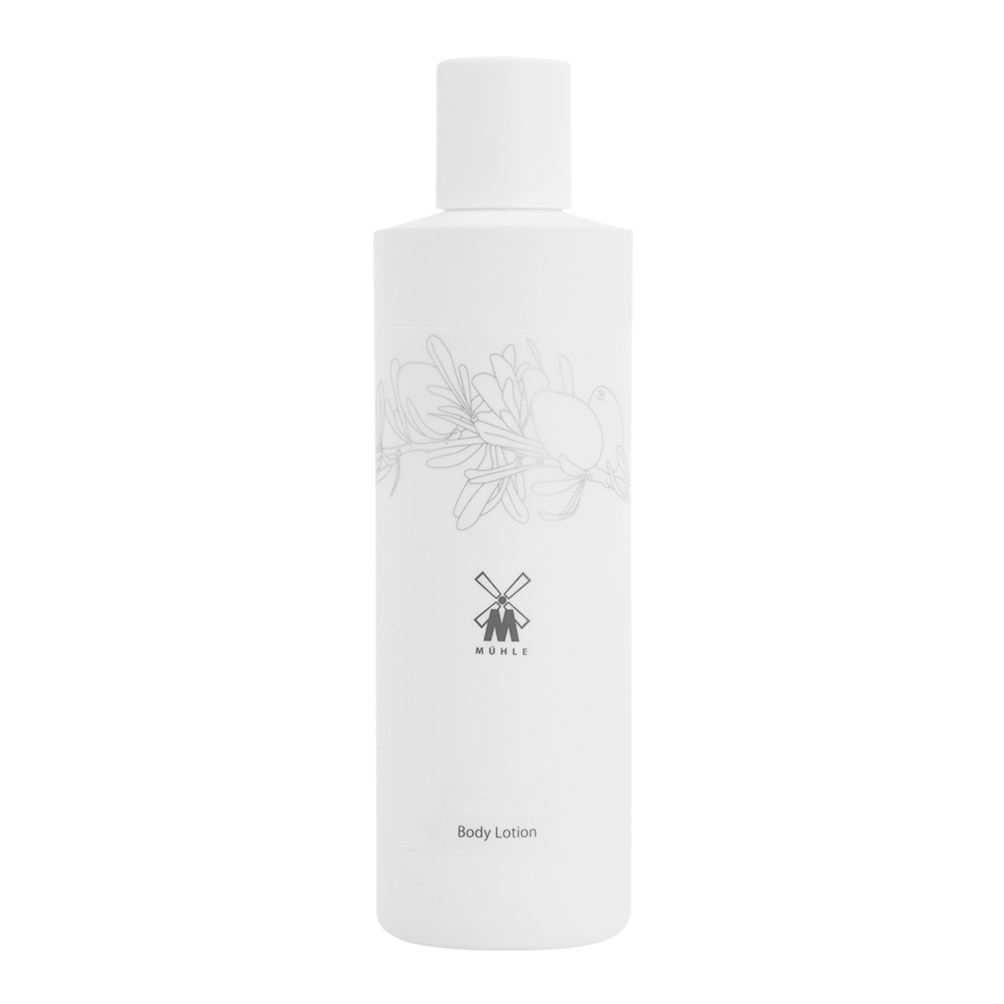 MUHLE Organic Body Lotion: Particularly rich in vitamin E, antioxidants and radical scavengers; it is considered an effective force for anti-ageing that regenerates and moisturises the skin.  Only raw herbal materials obtained from organic farming or organic wild harvesting are used in the MÜHLE ORGANIC range, with each product being certified with the BDIH.  Fresh, floral and green, MÜHLE ORGANIC range is gently fragranced with notes of lime, mint and vetiver.
