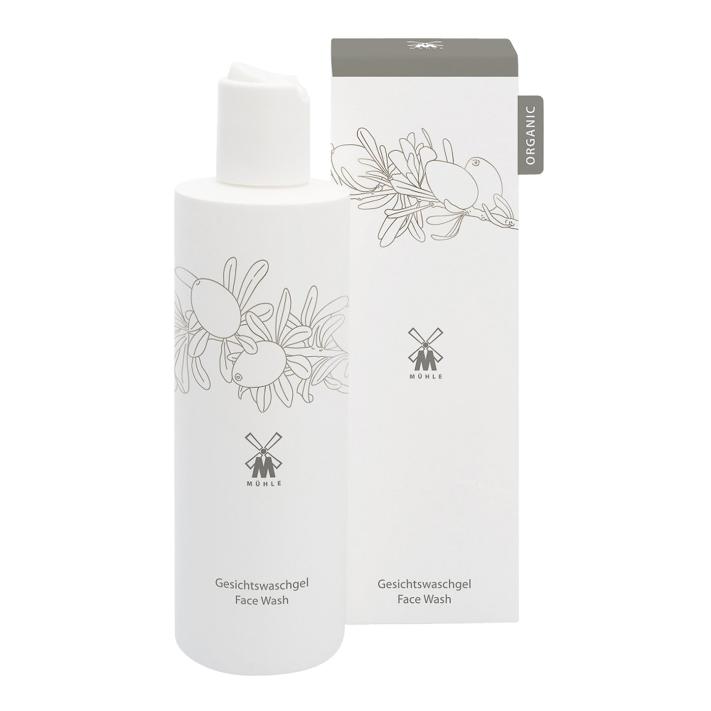 MUHLE Organic Face Wash: Suitable for all skin types.  Designed to nourish and moisturize, this mild face wash from MUHLE contains only the best for your skin.