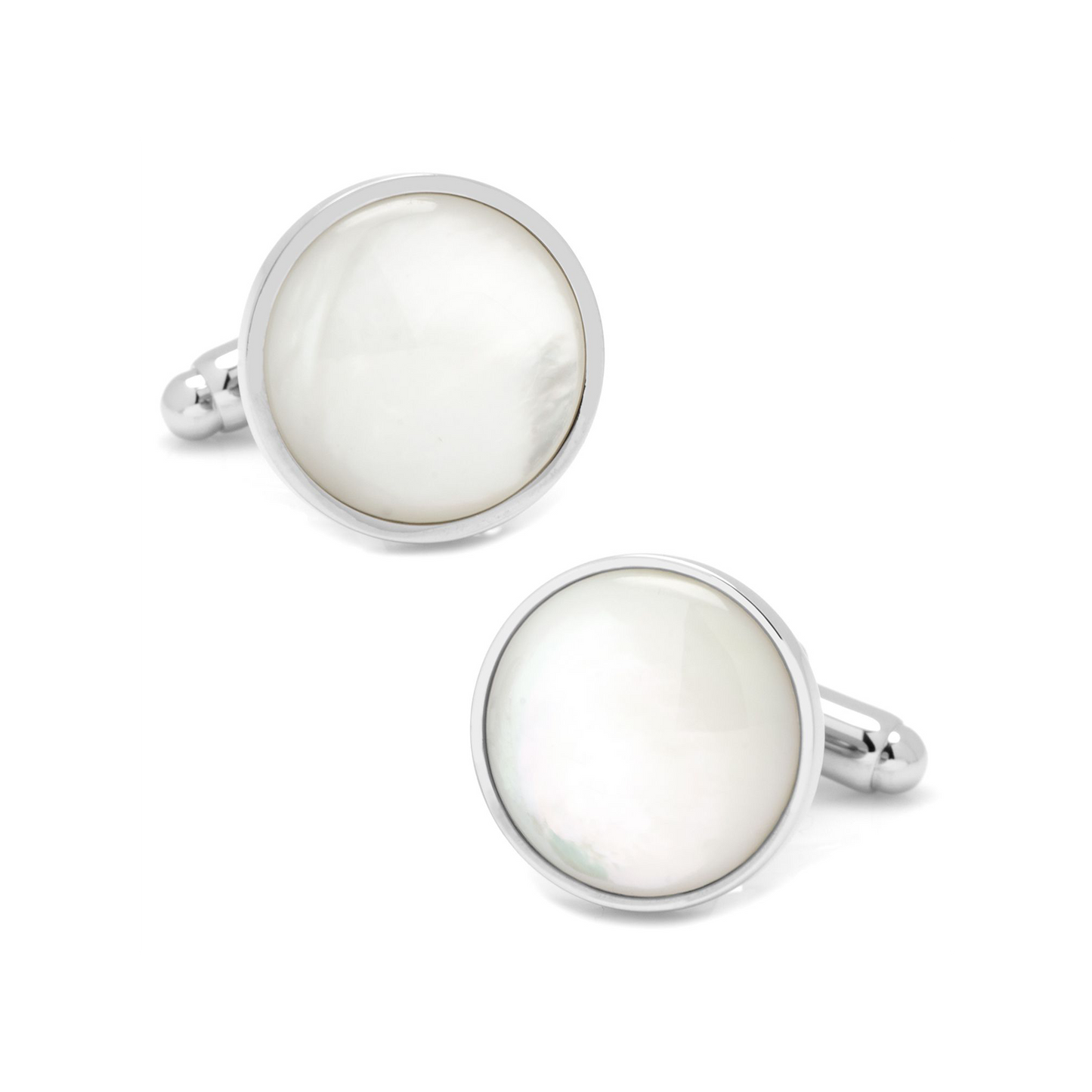Silver and Mother of Pearl Cufflinks
