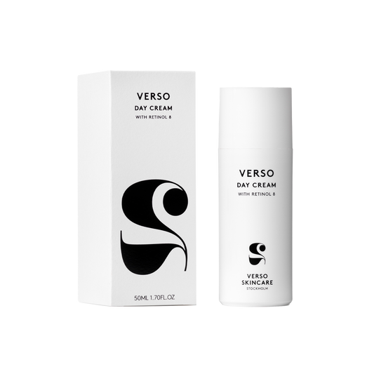 Verso Day Cream: Moisturizing and protecting cream that leaves the skin looking radiant and well-hydrated. Visibly reduces the signs of premature aging and protects the skin from the visible effects of daily external stressors. Leaves the skin soft with an increased youthful appearance. Formulated with antioxidants to further enhance the product’s effectiveness and the visible results.