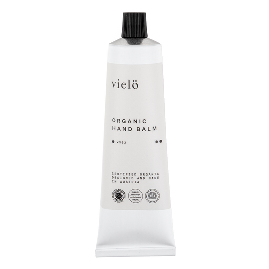 Vielo Organic Hand Balm: Nourishing organic hand balm, specially designed to moisturize and soften dry and sensitive hands. Suitable for all skin types.